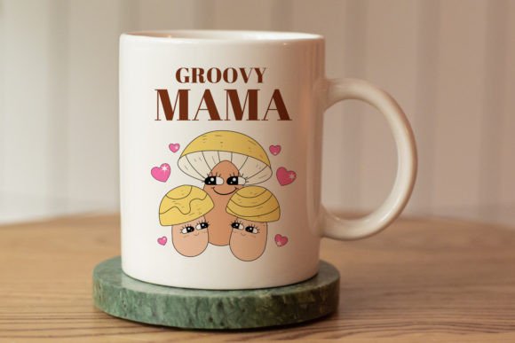 Download Retro Mama Mushroom Groovy Sublimation - Groovy sublimation Collection