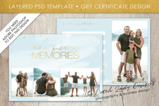 Download Photography Gift Certificate Template - Photo Gift Card - Watercolor Style - Layered .PSD Files - Design #38 - Watercolor style Collection